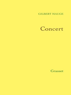 cover image of Concert
